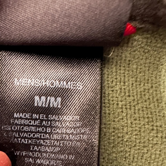 The North Face men’s green 1/4 zip pullover. Size medium - Picture 2 of 6